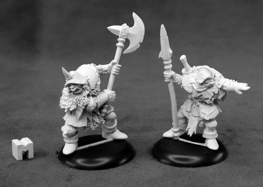 Reaper 07014: Orcs of the Ragged Wound Leaders (2)