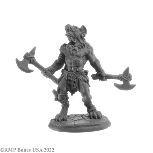 Reaper: 07059 Blackmane, Gnoll Ravager Gnoll Barbarian