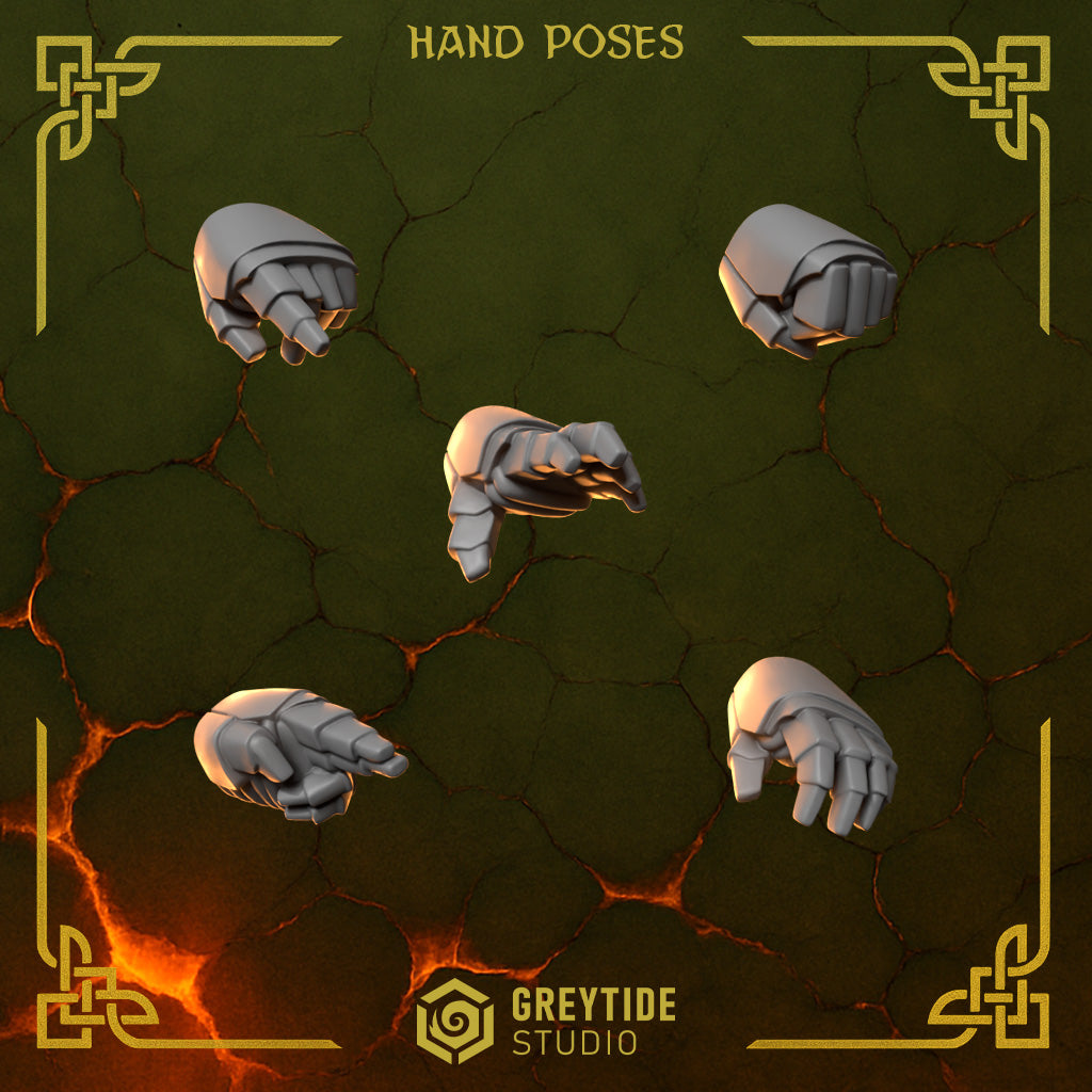 Anvil Wardens Hand Poses
