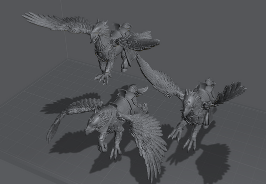 Hippogryph Knights Unit (Leer Descripcion)