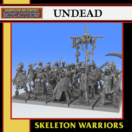 UNDEAD: Skeleton Warriors Unit x26 (Leer Descripcion)